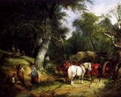 Carting Timber In The New Forest - 威廉·谢耶